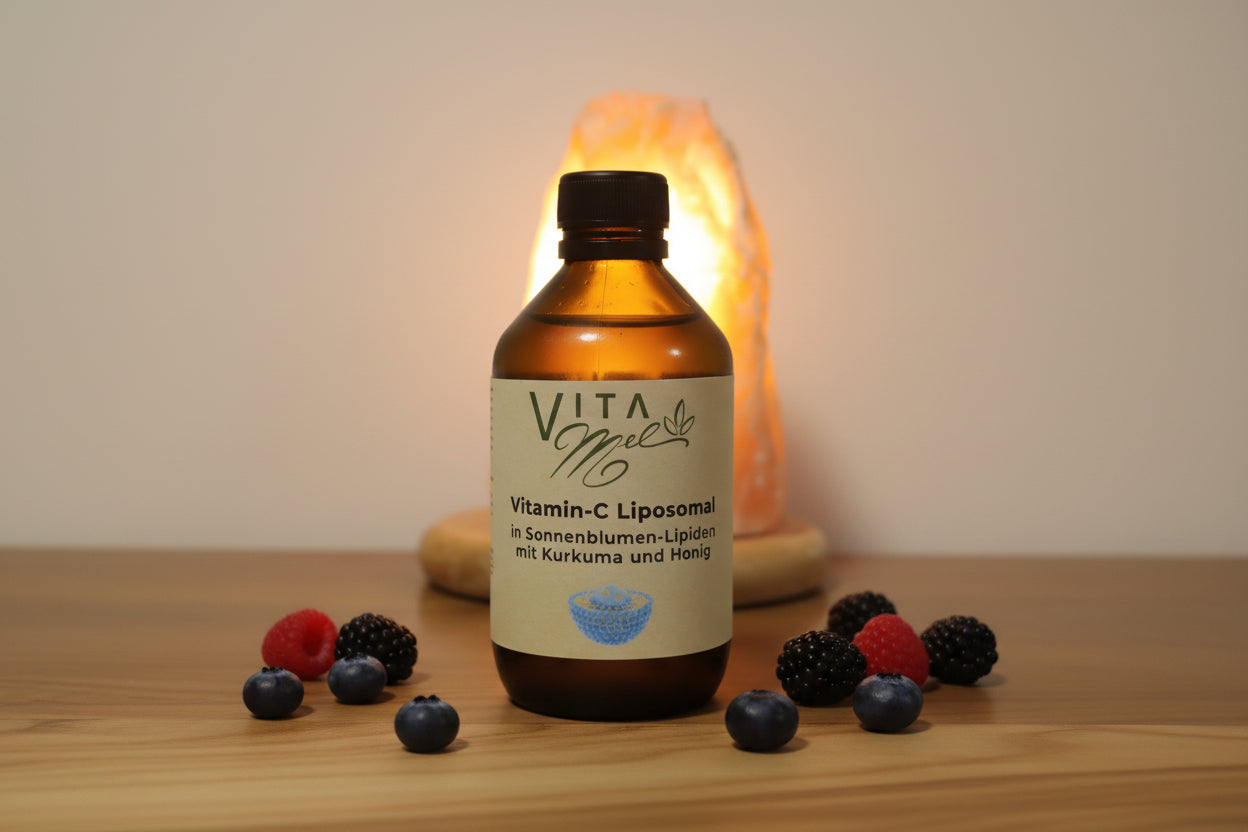 Liposomales Vitamin C - mit Honig, Kurkuma & Rosmarinextrakt