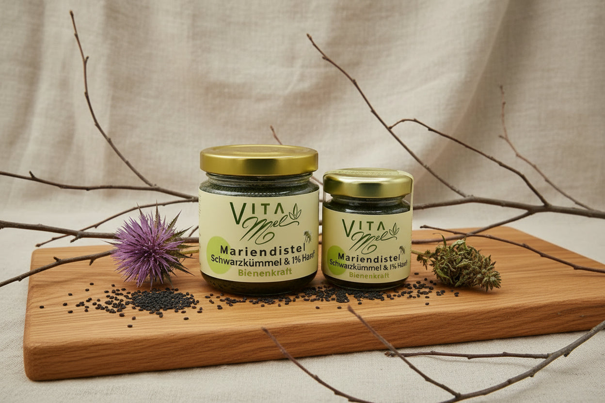 Distelrein | Mariendistel, Schwarzkümmel & 1% Hanf