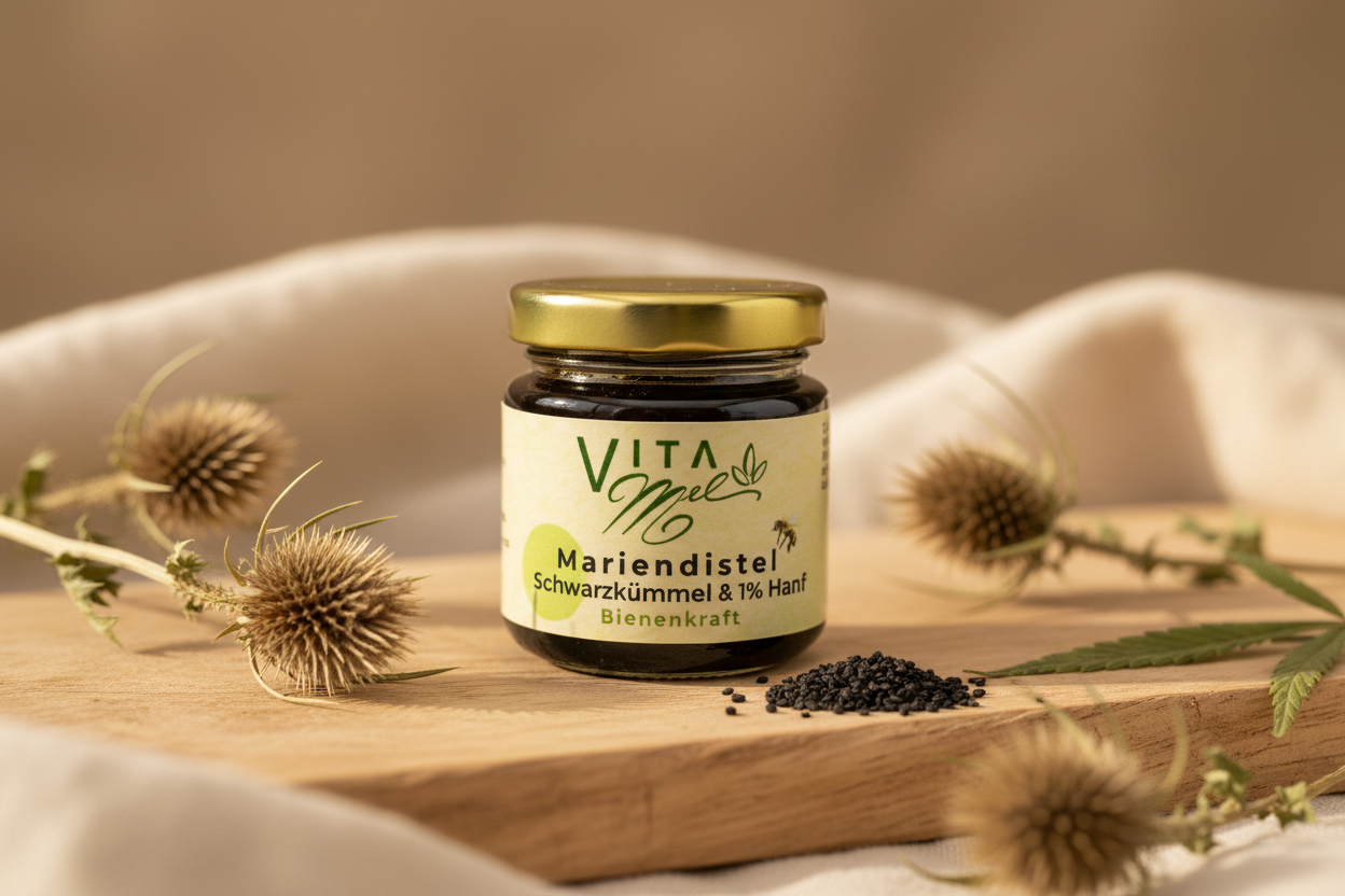 Distelrein | Mariendistel, Schwarzkümmel & 1% Hanf