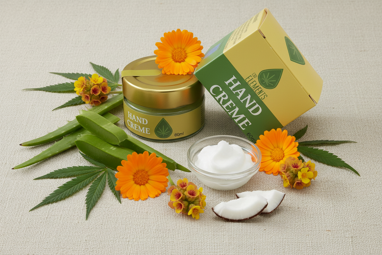 Hand Creme | Hanföl, Aloe Vera & Parakresse