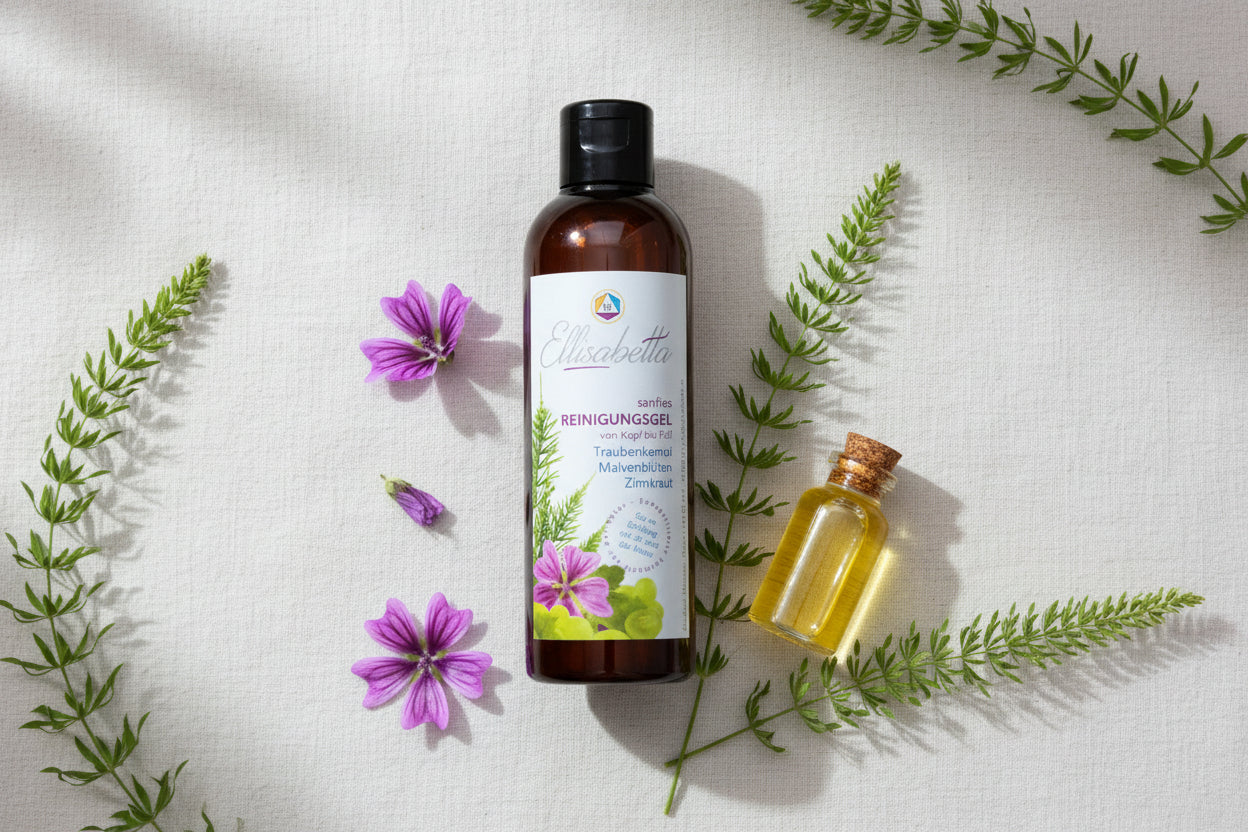 Ellisabetta Reinigungsgel | Milde Schaumreinigung mit Zinnkraut & Malve 200ml